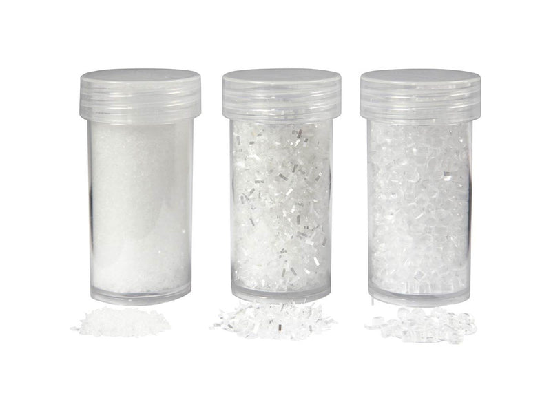 Creativ Company - Artificial Snow White Glitter 3 pcs.