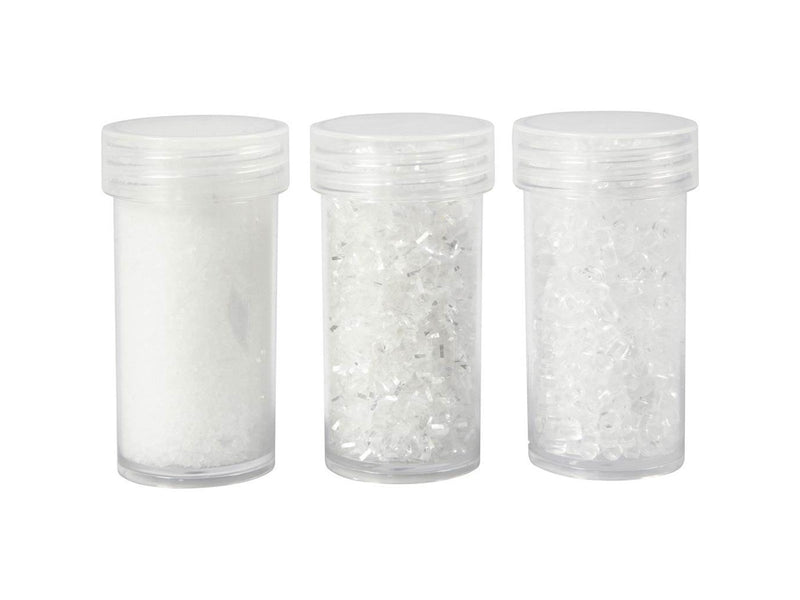 Creativ Company - Artificial Snow White Glitter 3 pcs.