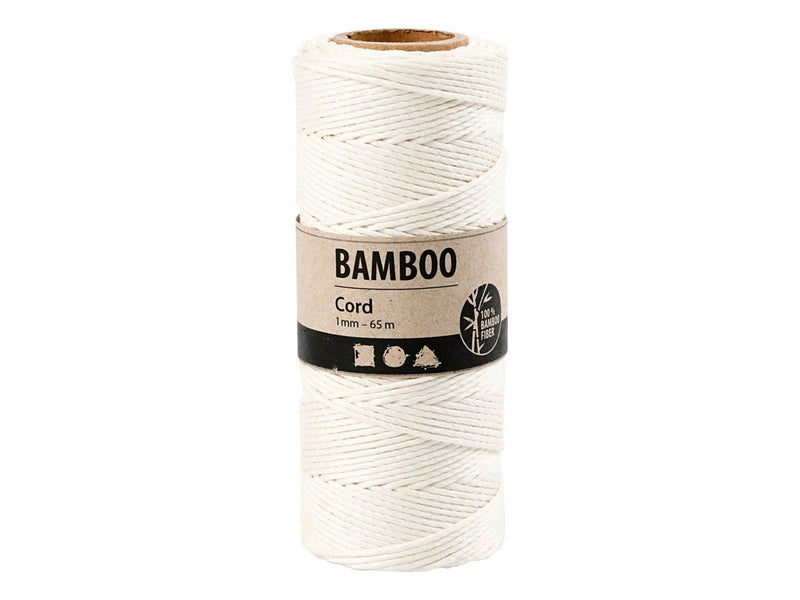 Creativ Company - Bamboo cord White 65m