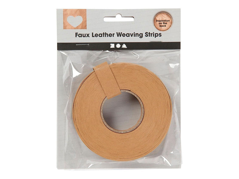 Creativ Company - Plait strips Light brown 9.5m