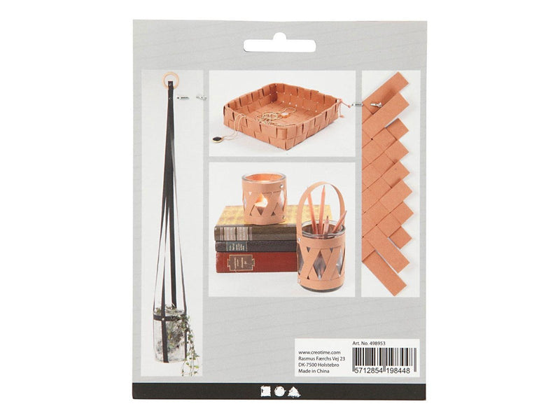 Creativ Company - Plait strips Light brown 9.5m