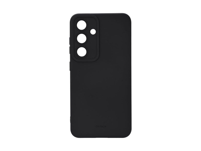 ONSALA Phone Case Samsung S25 5G Back Silicone Touch Black