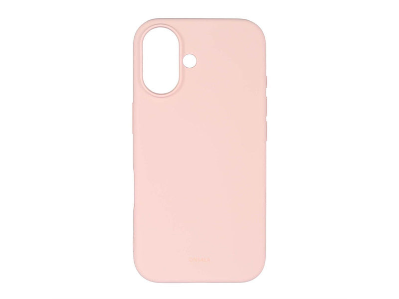 ONSALA Phone Case with Silicone Feel Chalk Pink - iPhone 16