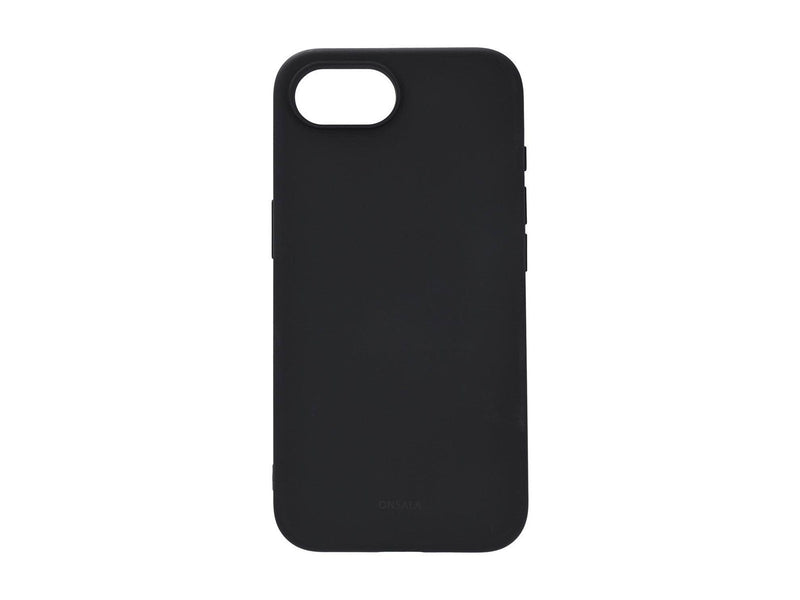 ONSALA Phone Case iPhone 16E Back Silicone Touch MagSerie Black