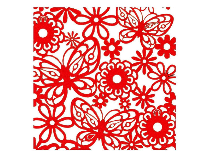 Creativ Company - Patterned cardboard Red 10 pcs.