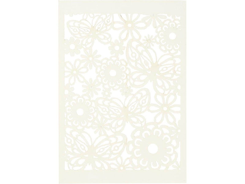 Creativ Company - Patterned cardboard Off-white 10 pcs.