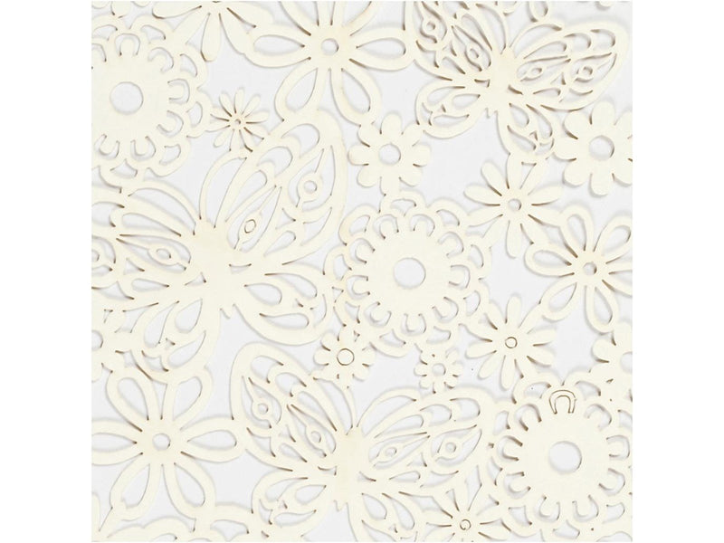 Creativ Company - Patterned cardboard Off-white 10 pcs.