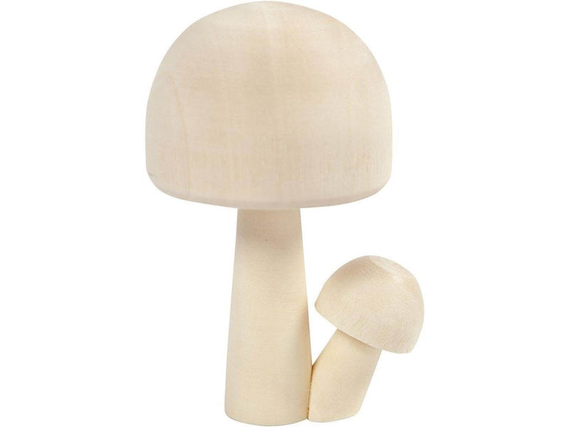 Creativ Company - Combined Wooden Mushrooms