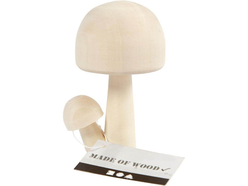 Creativ Company - Combined Wooden Mushrooms