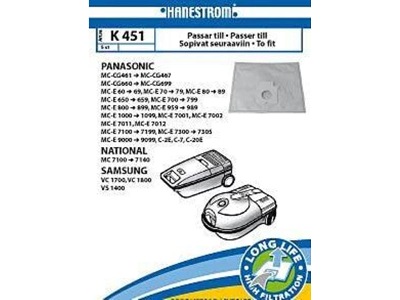 hanestroem Vacuum Cleaner Bags K451