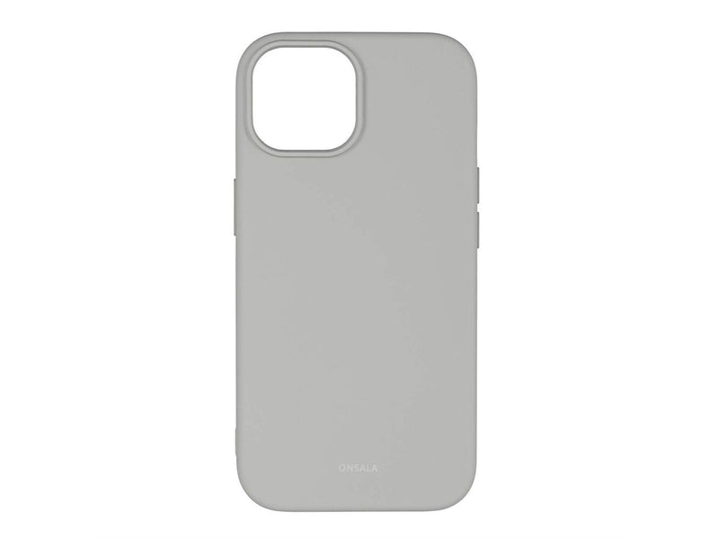 ONSALA Phone Case with Silicone Feel Concrete - iPhone 13/14/15