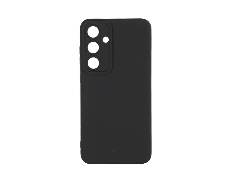 ONSALA Phone Case with Silicone Feel Black - Samsung S24 FE 5G