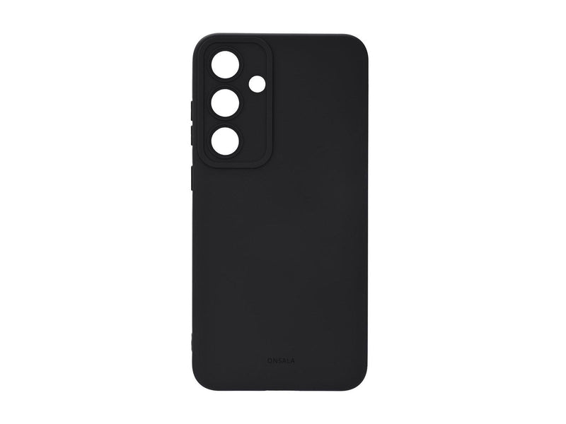 ONSALA Phone Case Samsung S25 5G Back Silicone Touch Black