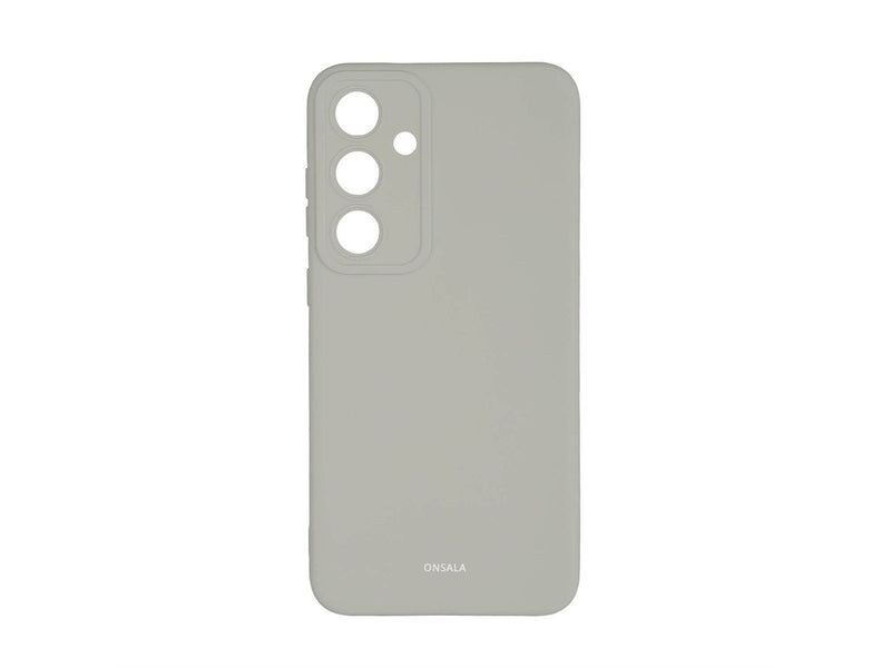 ONSALA Phone Case with Silicone Feel Concrete - Samsung S24 FE 5G