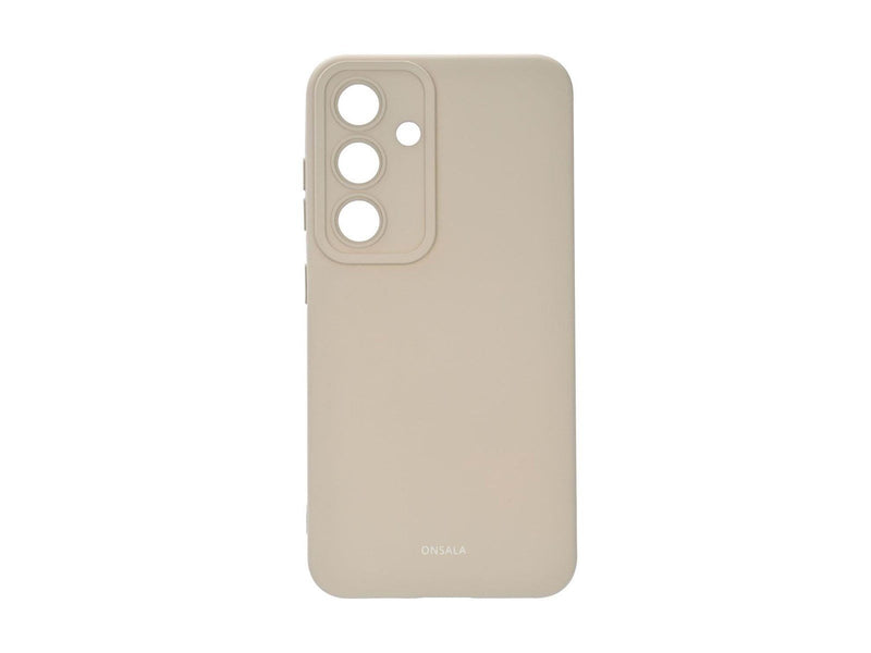 ONSALA Phone Case Samsung S25 5G Back Silicone Touch Concrete