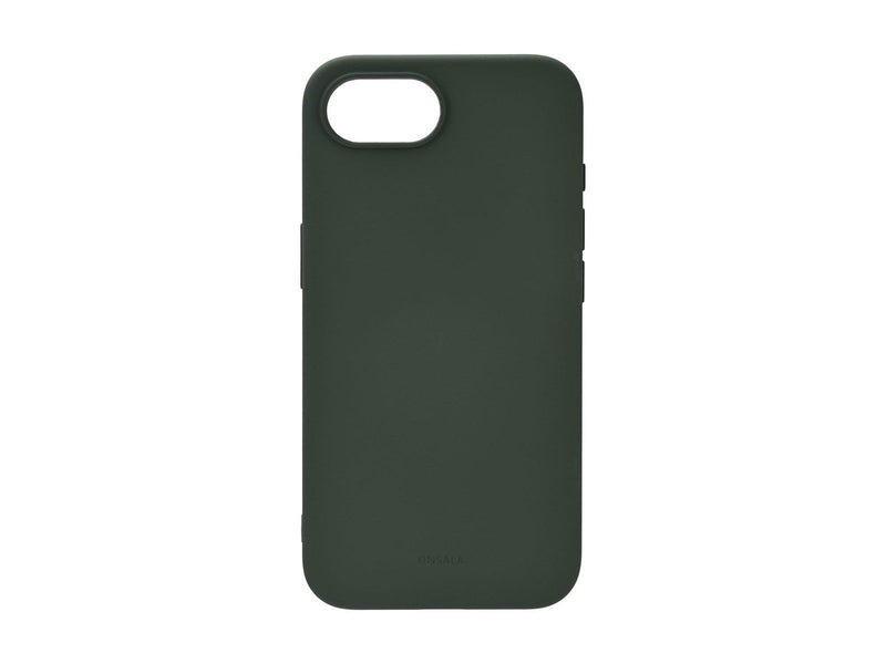 ONSALA Phone Case iPhone 16E Back Silicone Touch MagSerie Olive Green