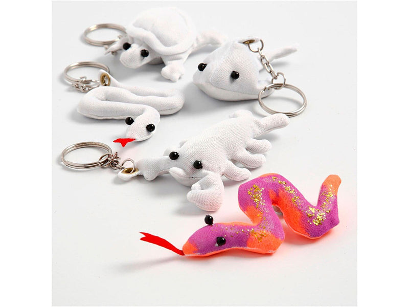 Creativ Company - Animal Keychains made of Textile 4 pcs.