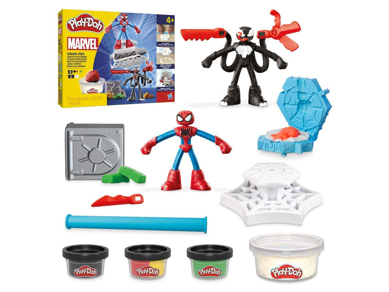 Hasbro Play-Doh Marvel Spider-Man Launch & Suce Battle