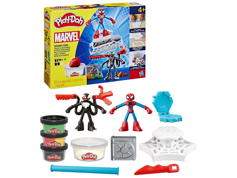 Hasbro Play-Doh Marvel Spider-Man Launch & Suce Battle