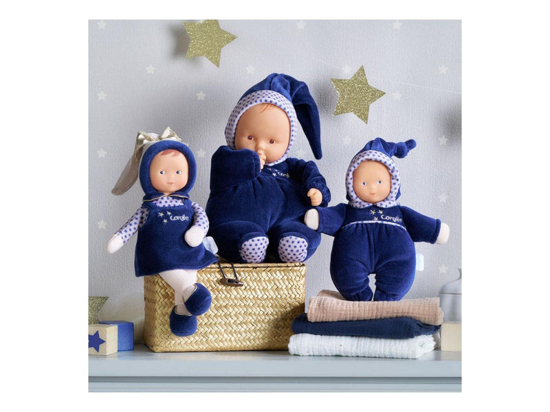 Corolle - Mon Doudou Babidoux Navy Blue Starry Dreams Baby Doll 20cm
