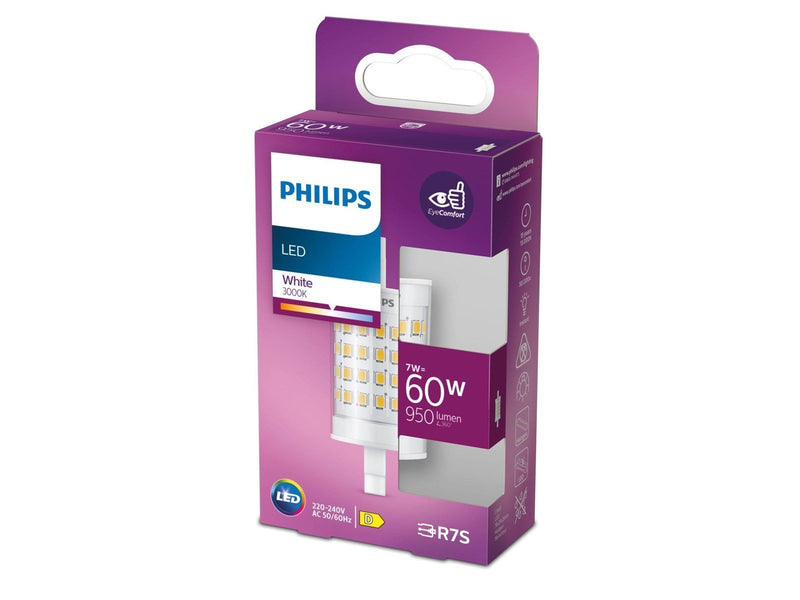Philips LED-Lampe Spot 7W/830 (60W) 78 mm R7s