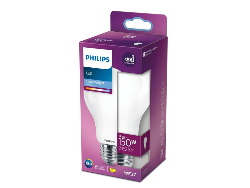 Philips LED-Lampe A67 Standard 17.5W/865 (150W) matte E27