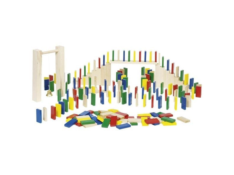 Goki - Domino Rally Wood 250pcs