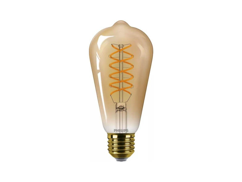 Philips LED-Lampe Filament ST64 7W/827 (50W) SceneSwitch amber E27