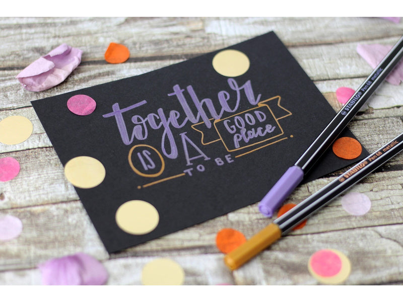 STABILO Pen 68 Metallic - Felt-tip pen - Set of 8 pieces