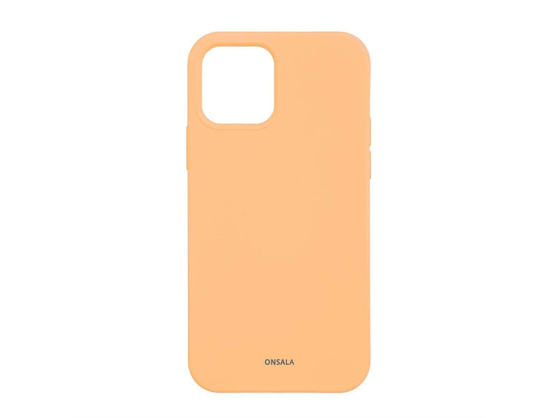 ONSALA Phone Case with Silicone Feel Apricotn - iPhone 12/12 Pro