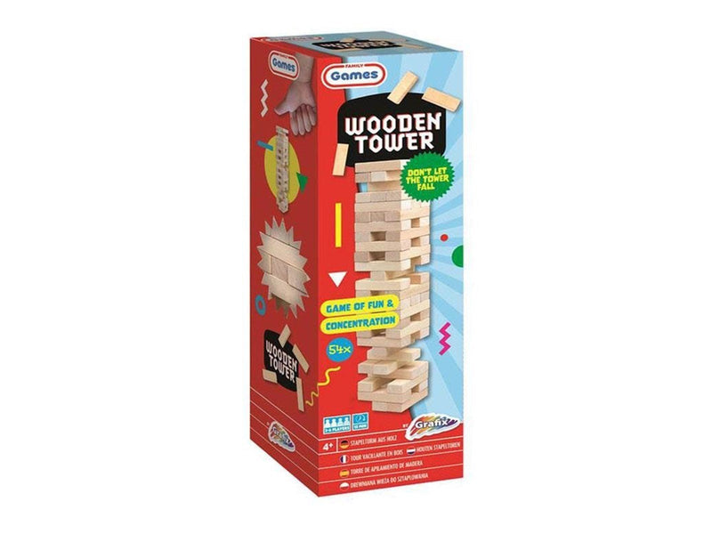 Grafix Stacking tower Wood 54 pcs.
