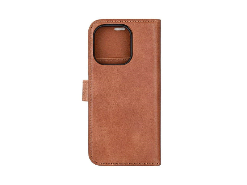 Radicover Wallet Case Radiation Protection 2in1 Brown - iPhone 16 Pro