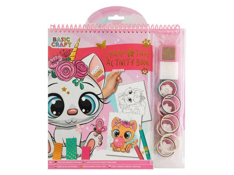 Grafix Stamp and Tape Activity Book - Tiger