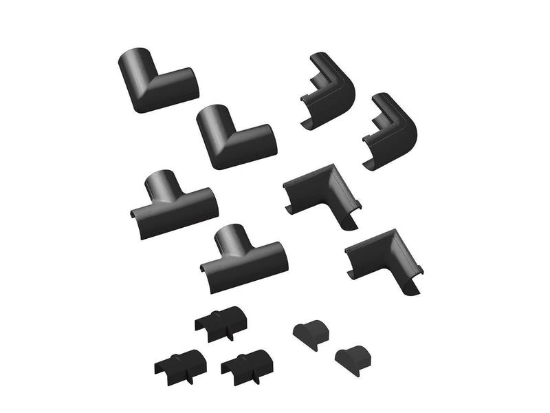 D-LINE Accessory Kit 20x10 Clip-Over Design Black
