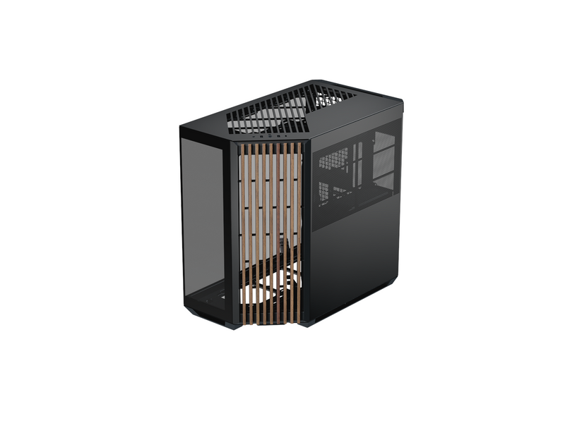 APNX V1 Black/Wood - Gehäuse - Miditower - Schwarz