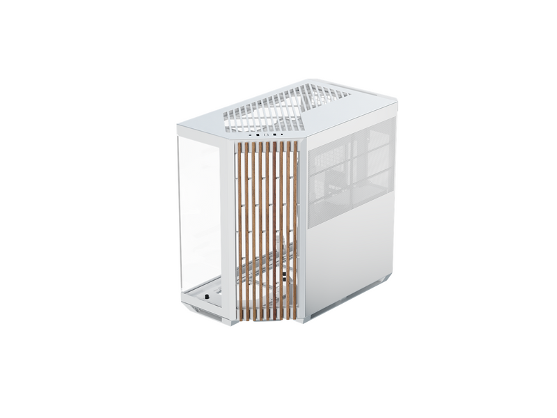 APNX V1 White/Wood - Gehäuse - Miditower - Weiß