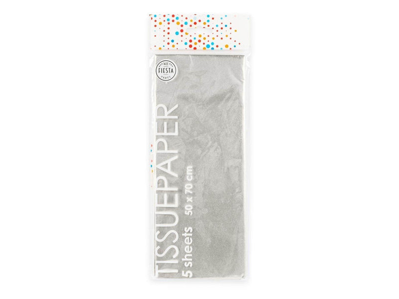 Globos - Tissue Paper 10 Sheets Silver 50x70cm