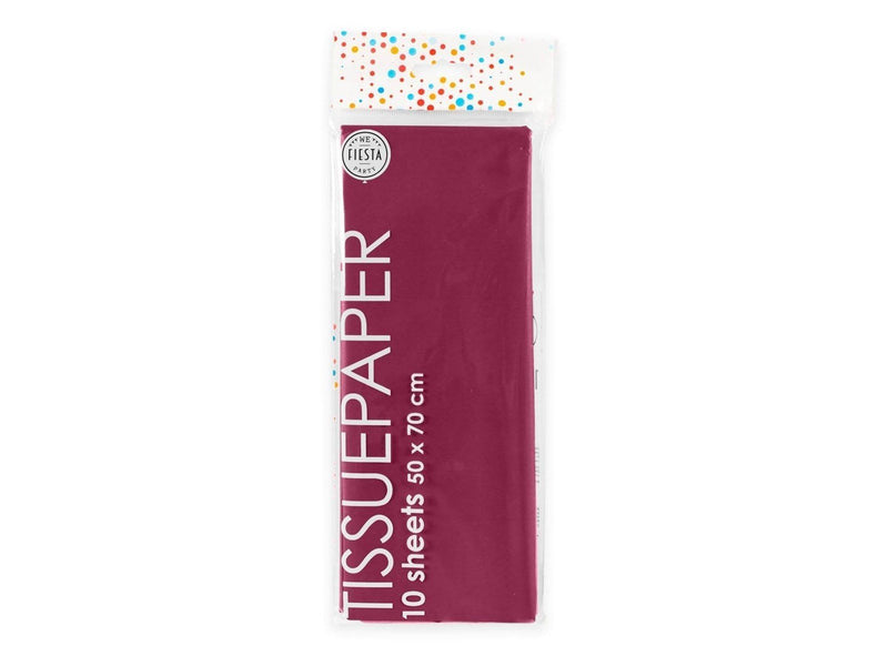 Globos - Tissue Paper 10 Sheets Bordeaux 50x70cm