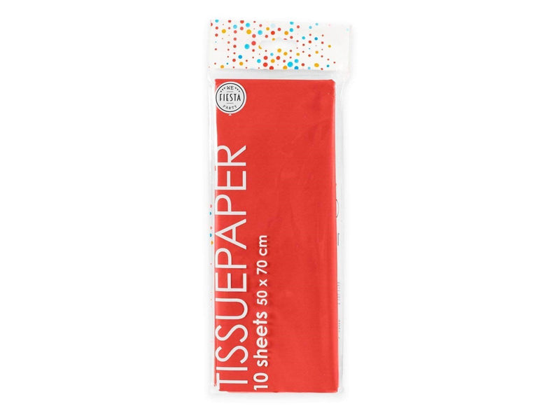 Globos Tissue Paper 10 Sheets Red 50x70cm