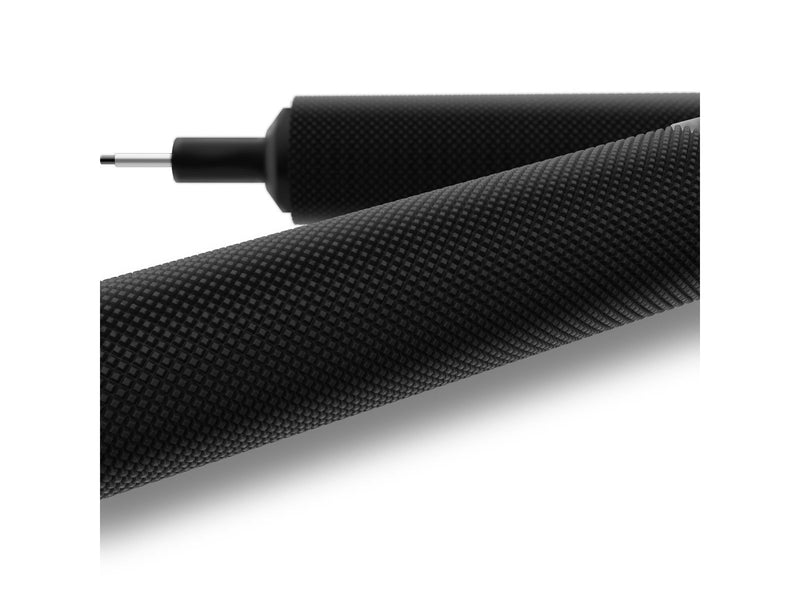 Rotring 500 Mechanical Pencil | 0.5 mm HB Lead | Black hexagonal plastic barrel and non-slip textured metal grip