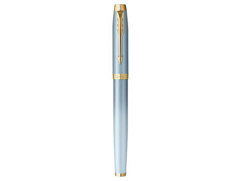 Parker IM Writing Rituals Fountain Pen | Turquoise Green Finish with Gradient | Gold Trims | Fine Nib | Blue Ink | Gift Box