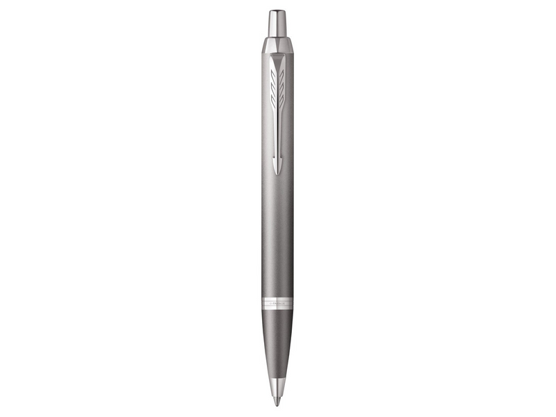 Parker IM Writing Rituals | Ballpoint Pen | Grey Finish with Gradient | Chrome Trims | Medium Point | Blue Ink | Gift Box