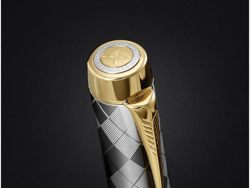 Parker | Arnold Palmer Signature Edition Fountain Pen Red Lacquer with Gold Cap & Trims Fine Solid Gold Nib Black Ink and Conver