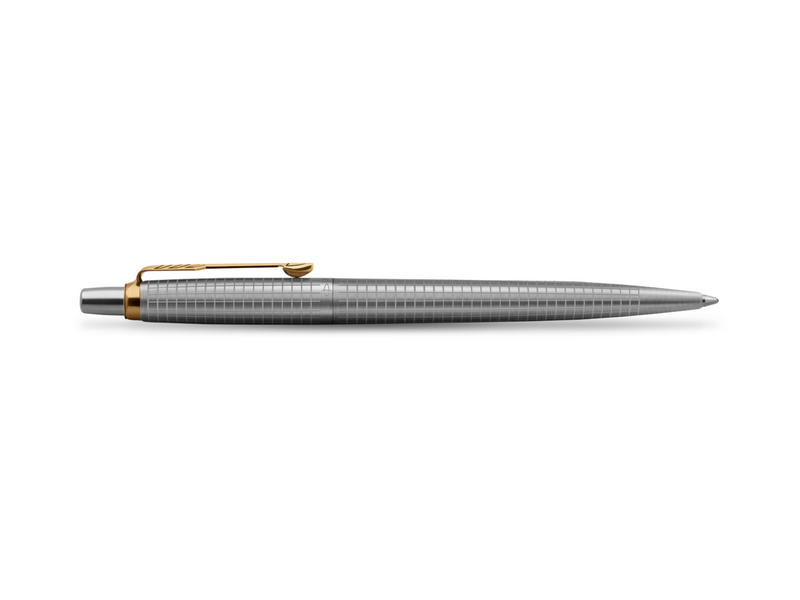 Parker Jotter Ballpoint Pen |  Special Edition | 70 years Anniversary Stainless Steel GT | Blue Ink | Gift Box