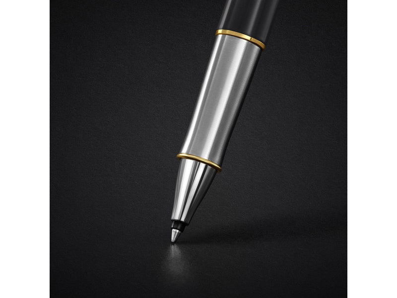 Parker Sonnet Intrerpid Journeys Collection Rollerball Pen Ancient China Edition Grey Lacquer with Solid Silver Cap & Gold Trims