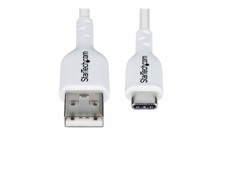 StarTech.com 3ft (1m) White USB-A to USB-C Charging Cable/Cord M/M - USB-C cable - USB to 24 pin USB-C - 1 m
