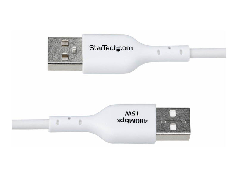 StarTech.com 3ft (1m) White USB-A to USB-C Charging Cable/Cord M/M - USB-C cable - USB to 24 pin USB-C - 1 m