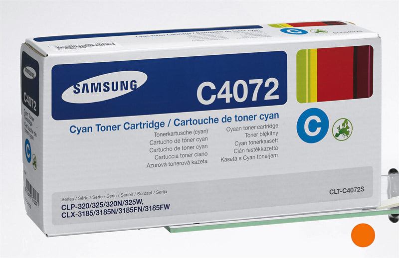 HP Original CLT-C4072S Toner cyan 1.000 Seiten (CLT-C4072S/ELS) für CLP-320/N, 325/W, CLX-3185/FN/FW/N