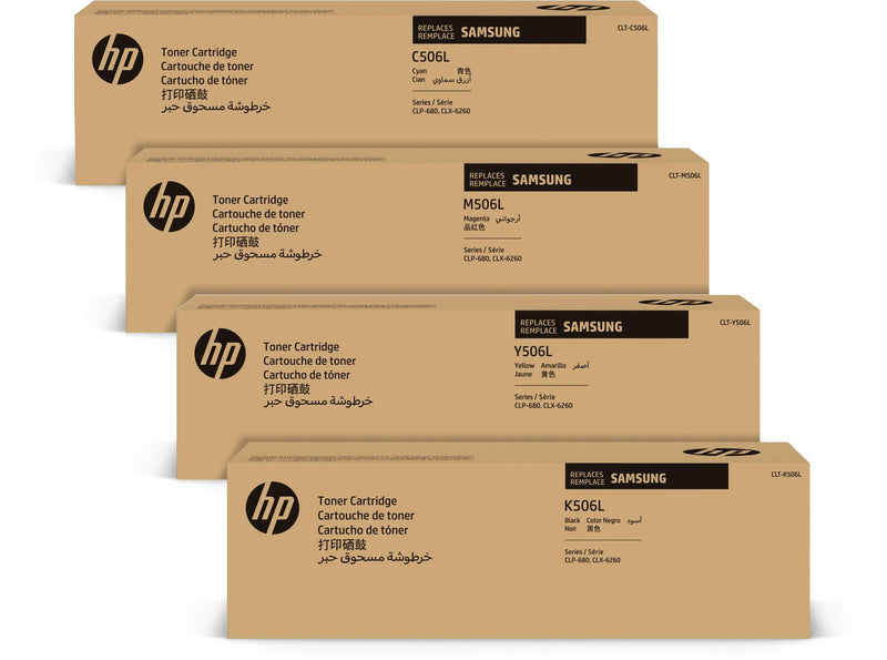 HP Original CLT-506L Toner 4er Set BK/C/M/Y