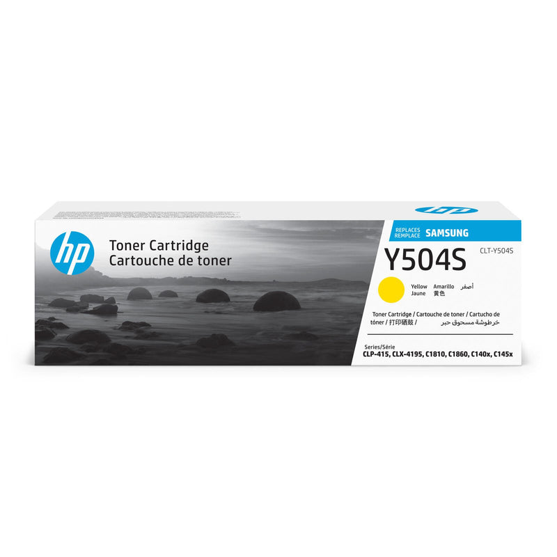 HP Original CLT-Y504S Toner gelb 1.800 Seiten (CLT-Y504S/ELS) für CLP-415N/NW, CLX-4195FN/FW/N, Xpress SL-C1810W